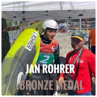 Jan Rohrer gewinnt Bronze im Slalom Extreme an der Junioren WM